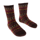 Women Girls Fashionable Lightweight Comfortable Vintage Ethnic Cotton Boot Socks Warm Winter Stockings 1 Pair