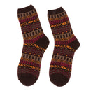 Women Girls Fashionable Lightweight Comfortable Vintage Ethnic Cotton Boot Socks Warm Winter Stockings 1 Pair