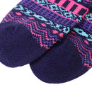 Women Girls Fashionable Lightweight Comfortable Vintage Ethnic Cotton Boot Socks Warm Winter Stockings 1 Pair