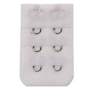 5pcs Elastic Bra Strap Extension Bra Extenders 2x 3 Hook White
