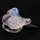 Funny Mustache Newborn Infant Baby Pacifier Silicone Dummy Nipples w/Back Cover