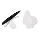 Funny Mustache Newborn Infant Baby Pacifier Silicone Dummy Nipples w/Back Cover