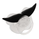 Funny Mustache Newborn Infant Baby Pacifier Silicone Dummy Nipples w/Back Cover