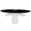 Funny Mustache Newborn Infant Baby Pacifier Silicone Dummy Nipples w/Back Cover