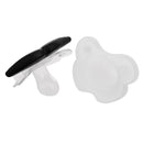 Novelty Mustache Beard Infant Baby Pacifier Silicone Dummy Nipples w/Back Cover