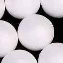 100 Pieces White Polystyrene Foam Balls Christmas Decoration Ornaments for DIY Modeling Crafts Kids Crafts 35mm
