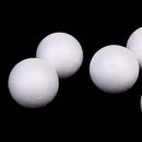 100 Pieces White Polystyrene Foam Balls Christmas Decoration Ornaments for DIY Modeling Crafts Kids Crafts 35mm
