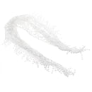 Fashion Style Ladies' Hollow Tassel Lace Rose Floral Scarf Shawl Wrap-White