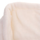 Men Women Collar Charms Long Sleeve Wrap Belted Loose Coral Fleece Sleepwear Loungewear Spa Robe Bathrobe White L