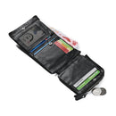 Mens Womens Trifold Genuine Leather Slim Wallet Card Holder Coin Pocket Bags
