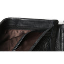 Mens Womens Trifold Genuine Leather Slim Wallet Card Holder Coin Pocket Bags
