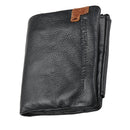 Mens Womens Trifold Genuine Leather Slim Wallet Card Holder Coin Pocket Bags