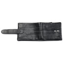 Mens Trifold Zipper Genuine Leather Wallet Credit Card Holder Purse Bags