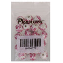 Fashionable Flower Ceramic Porcelain Loose Spacer Beads Charms For Jewelry Necklace Making Craft Projects DIY Pack of 20PCS Rose Red