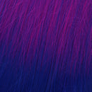 Fashion Cosplay Personality Punk Gradient Dyeing Hair Piece Wig Clip Hair Extension Long Piece Wig Ponytail