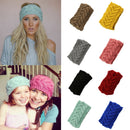 Women Girls Winter Yoga Headdress Knotted Stretchable Headband Ear Warmer Headband Headpiece Khaki