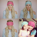 Women Girls Winter Yoga Headdress Knotted Stretchable Headband Ear Warmer Headband Headpiece Green