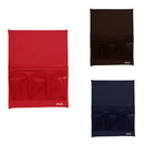 Portable Convenient Three Mesh Bedside Cabinet Organiser Storage Case Hanging Bag Navy