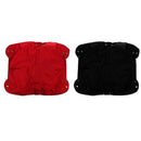 Baby Waterproof Warm Flannel Button Design Hand Muff For Stroller Pram Black