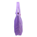 Nylon Foldable Mini Waterproof Portable Shopping Shoulder Grocery Travel Bag Purple