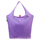 Nylon Foldable Mini Waterproof Portable Shopping Shoulder Grocery Travel Bag Purple