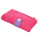 Nylon Foldable Waterproof Portable Mini Shopping Shoulder Grocery Bags Travel Accessory Rose