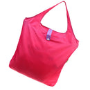 Nylon Foldable Waterproof Portable Mini Shopping Shoulder Grocery Bags Travel Accessory Rose