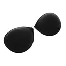Silicone Adhesive Stick Push Up Strapless Invisible Backless Bras D Black
