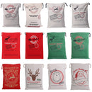 Eco Friendly Recyclable Reuasble Seal Off Canvas Linen Drawstring Closure Jewelry Tote Bag Wedding Gift 8