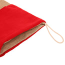 Canvas Reusable Candy Bottle Wine Bag Holder Organiser Holiday Party Christmas Xmas Decor 1
