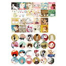 46pcs set Special Sealing Sticker Envelope Seal New -