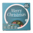 46 Peces Sealing Sticker Label Cute Paper Wedding Invitation Decor Scrabooking Accessories -