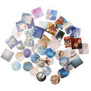 46 Peces Sealing Sticker Label Cute Paper Wedding Invitation Decor Scrabooking Accessories -