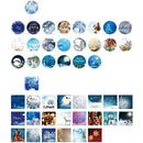 46 Peces Sealing Sticker Label Cute Paper Wedding Invitation Decor Scrabooking Accessories -