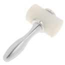 Leathercraft Nylon Hammer Stainless Steel Handle for DIY Leather Sewing Tool White