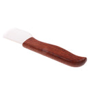 Wood Handle Ceramic Skiving Cutter Sharp for Leather Craft Handwork Tool Round Angle