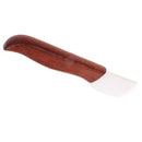 Wood Handle Ceramic Skiving Cutter Sharp for Leather Craft Handwork Tool Round Angle