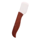 Wood Handle Ceramic Skiving Cutter Sharp for Leather Craft Handwork Tool Round Angle