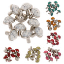 Pack of 10 Dome Mushroom Cap Rivet Stud Spike Nail Buttons DIY Leathercraft 8.5mm