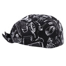 Men Women Catering Chef Cook Bakers Charms Restaurant Cafe Use Headwrap Bandana Hat Head Do Tied Cap Print Pattern Charms
