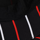 Men Fashionable Chef Restaurant Work Wear Cafe Bar Waiter Beret Hats Cap Red White Stripe Charms