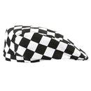 Men Women Fashionable Chef Hats Restaurant Work Wear Cafe Bar Coffee Shop Waiter Waitress Beret Cap Black White Check