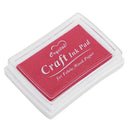 Ink Pad Korea Stationery DIY Craft For Paper Fabric Wood Red