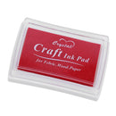 Ink Pad Korea Stationery DIY Craft For Paper Fabric Wood Red