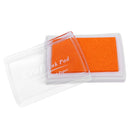 Ink Pad Korea Stationery DIY Craft For Paper Fabric Wood Orange And Yellow
