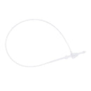 1000pcs White Hanging Tag String Snap Lock Fastener Retail Supplies-13cm