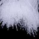 1000pcs White Hanging Tag String Snap Lock Fastener Retail Supplies-13cm