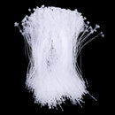 1000pcs White Hanging Tag String Snap Lock Fastener Retail Supplies-13cm