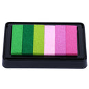 Fashion Ink Pad Korea Stationery DIY Craft for Paper Fabric Wood Colorful Rainbow
