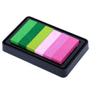 Fashion Ink Pad Korea Stationery DIY Craft for Paper Fabric Wood Colorful Rainbow